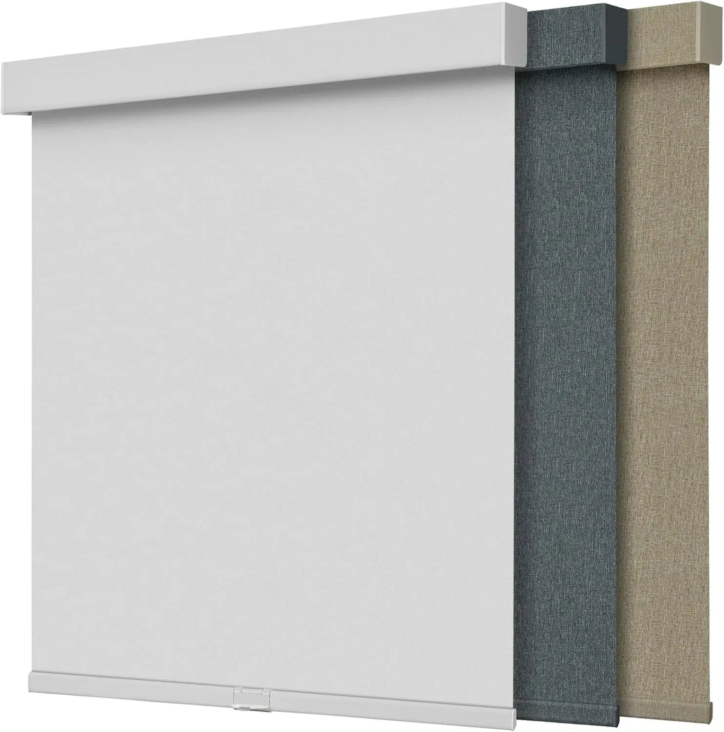 Blackout Artificial Linen Cordless Roller Shades for Indoor Windows