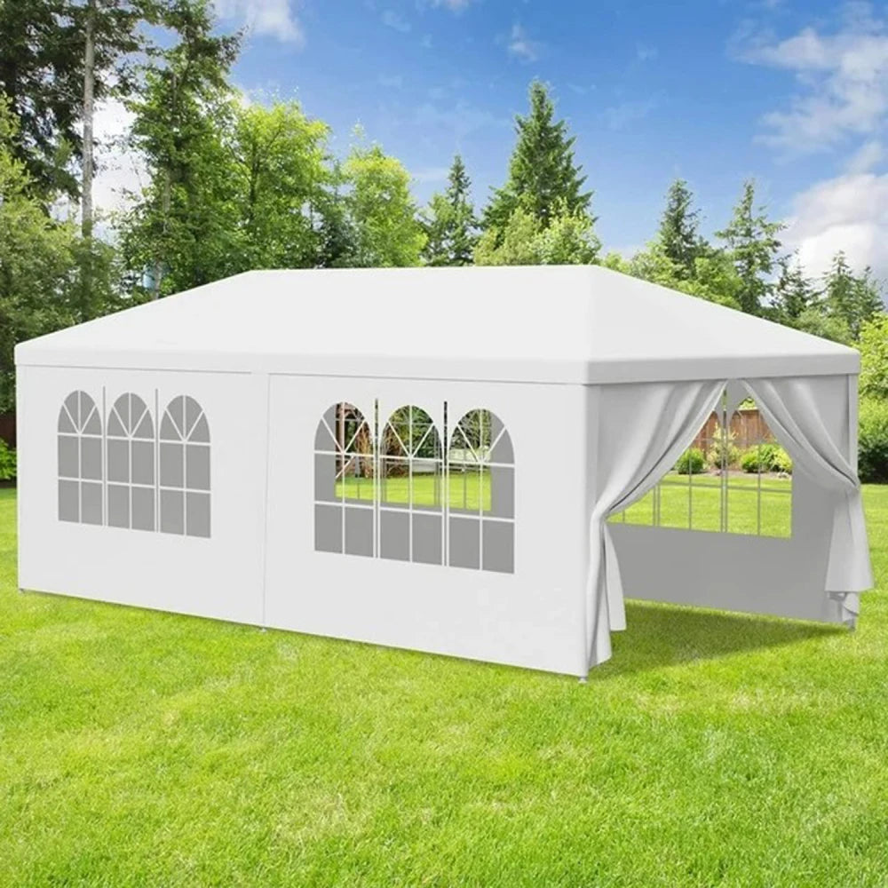 10x20' Outdoor Garden Gazebo with 6 Removable Sidewalls