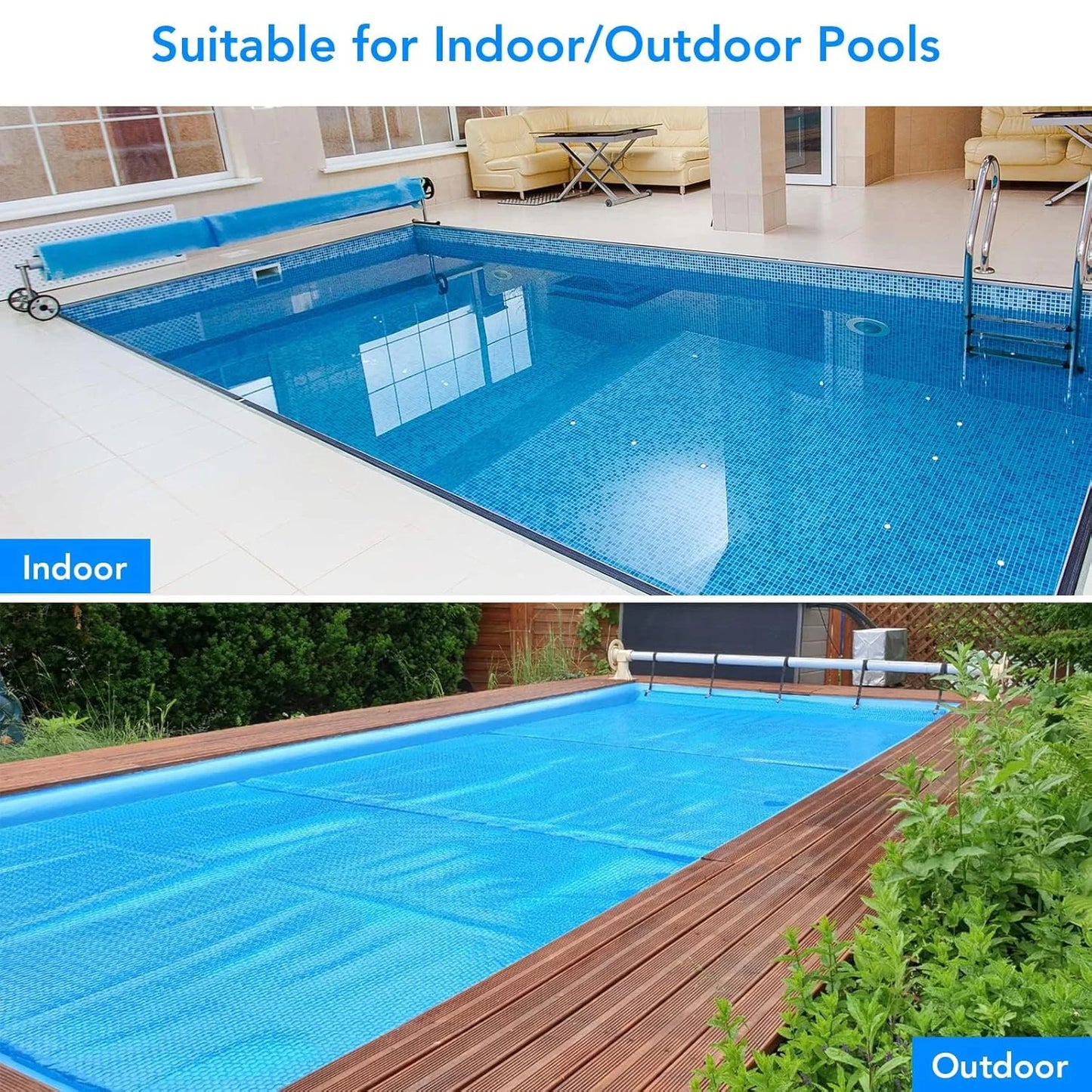 16 x 32 ft Rectangle Solar Pool Cover