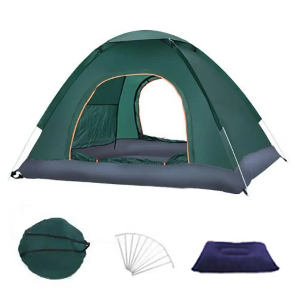 3-4 Person Dual Door Waterproof Camping Tent