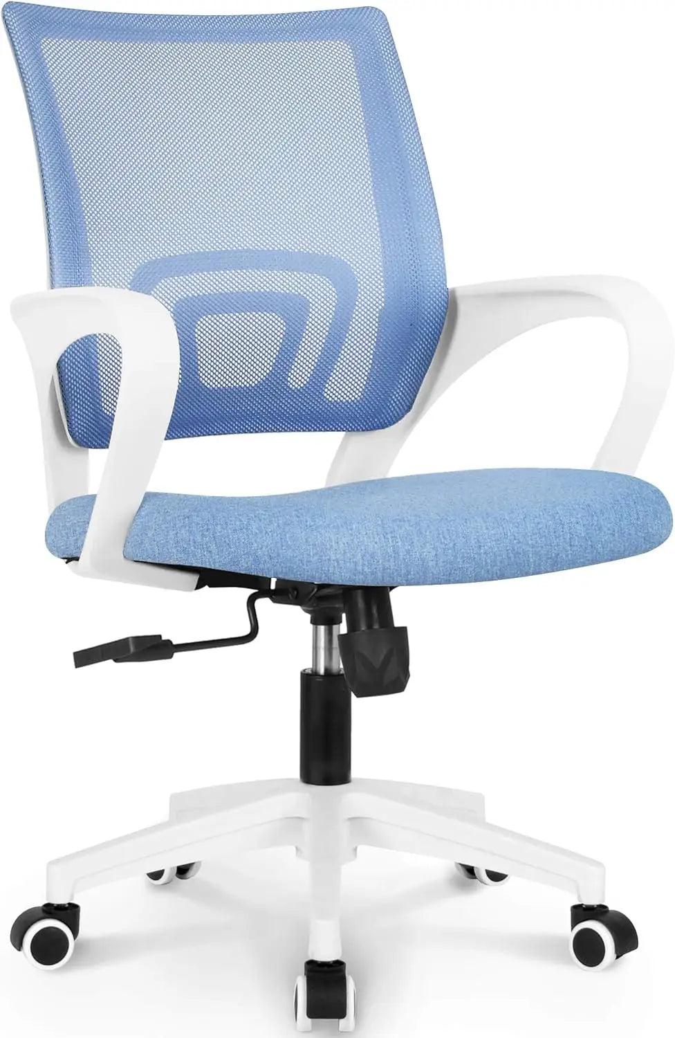 Adjustable Swivel Ergonomic Office Desk Chair with Mid Back Cushion Lumbar Support