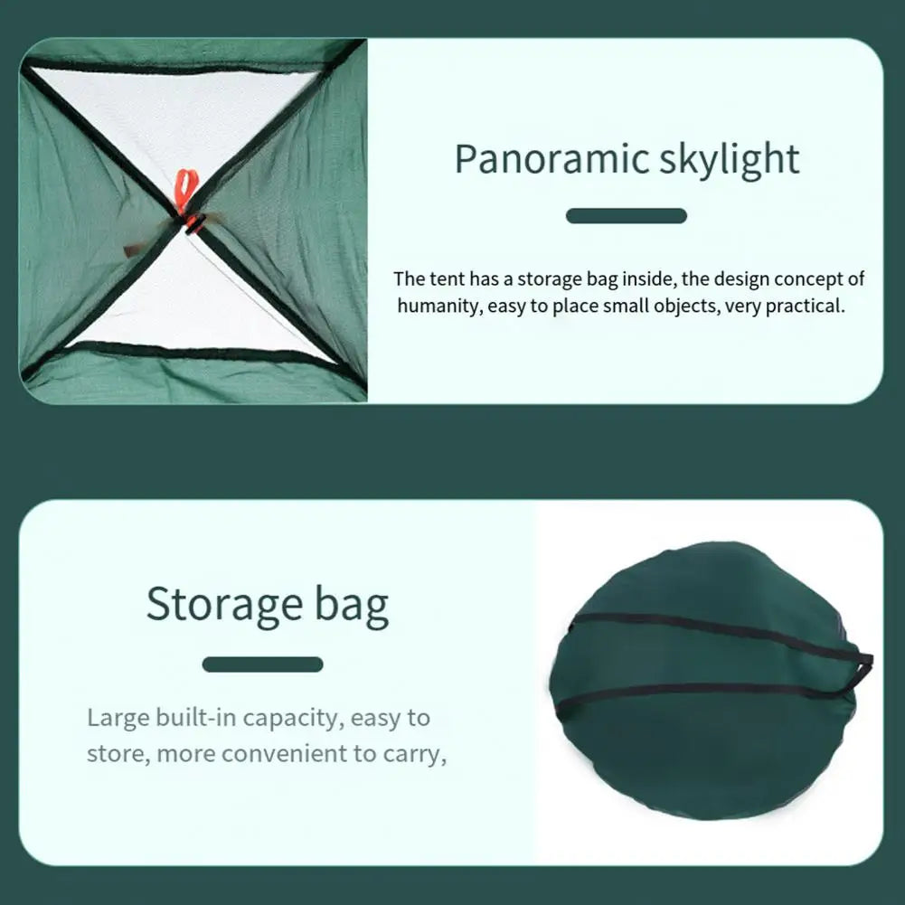3-4 Person Dual Door Waterproof Camping Tent