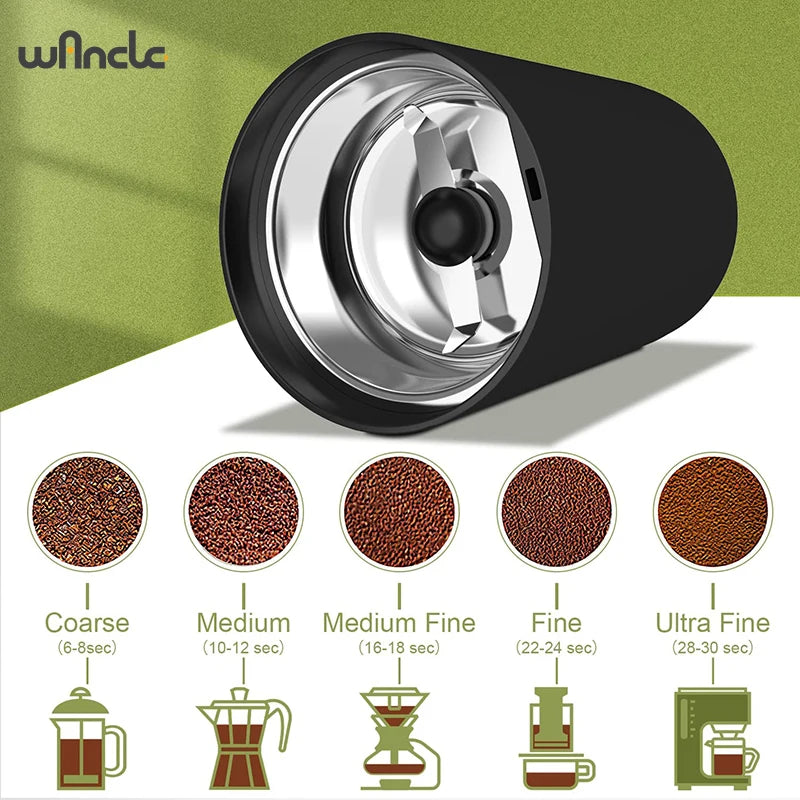High-Power Multifunctional Coffee Bean Grinder