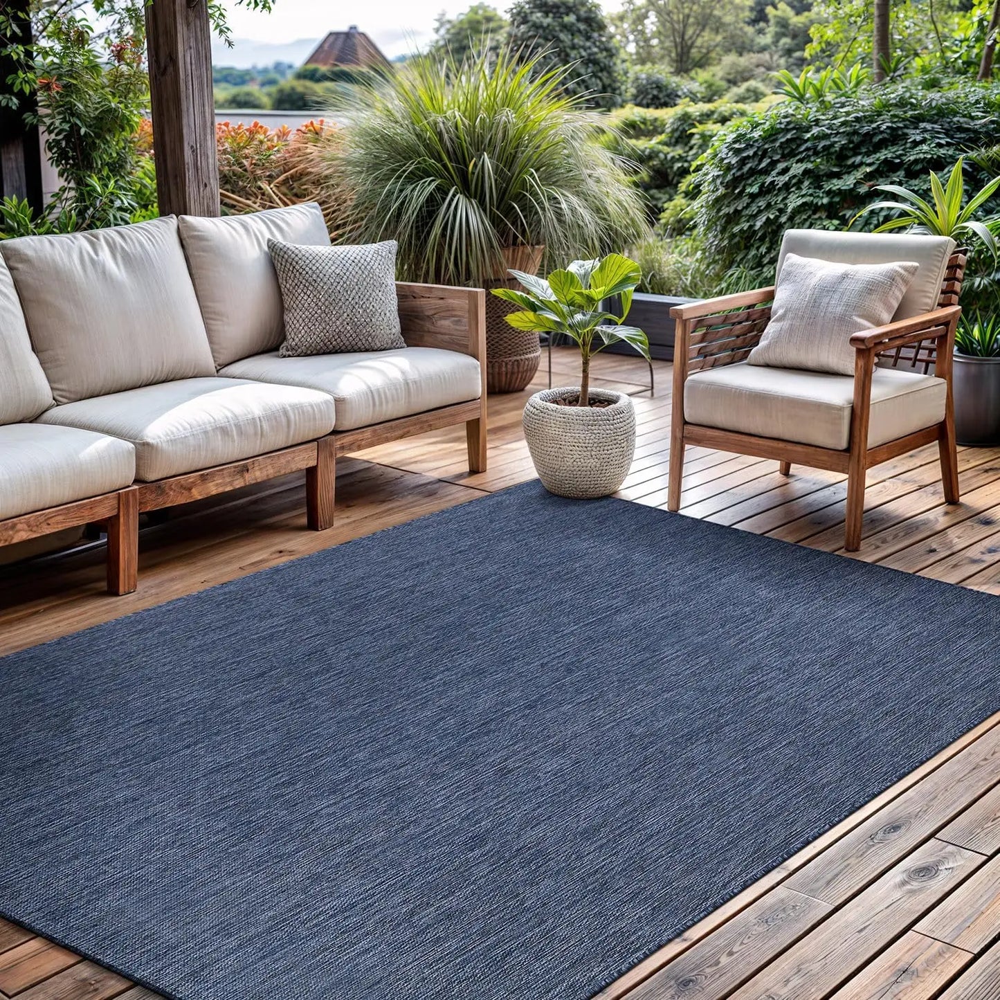Outdoor Reversible And Washable Area Rug