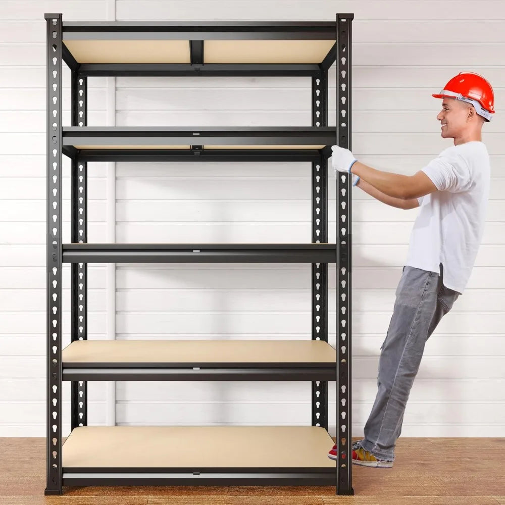 5 Tier Heavy Duty Adjustable Storage Shelves