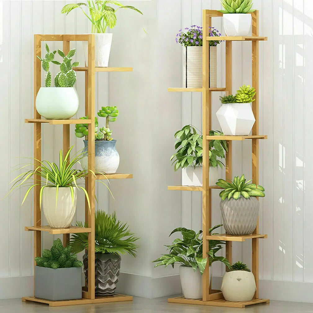 Multiple Shelf Planter Display