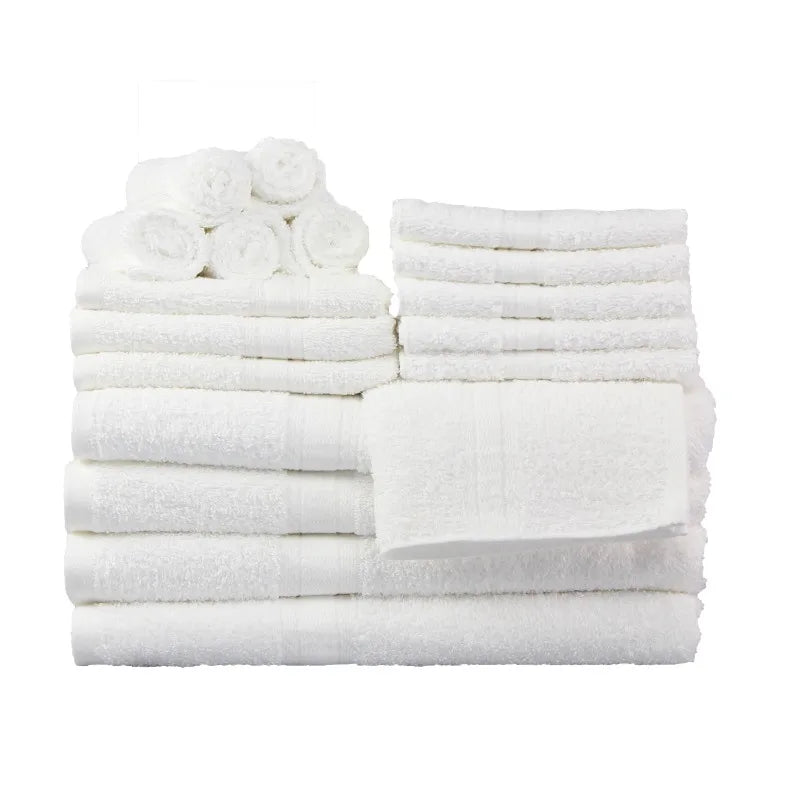 18-Piece 100% Cotton Towel Set