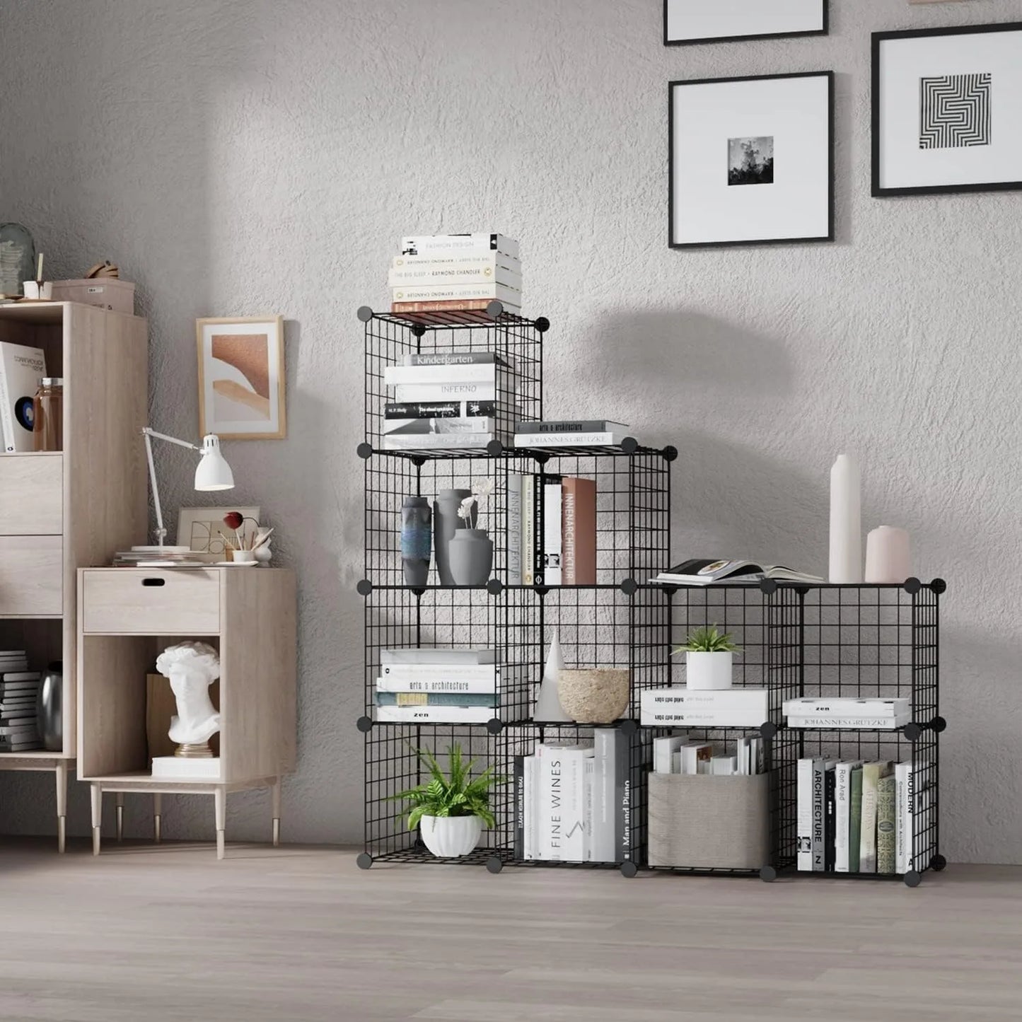 Wire Cube Storage Cabinet