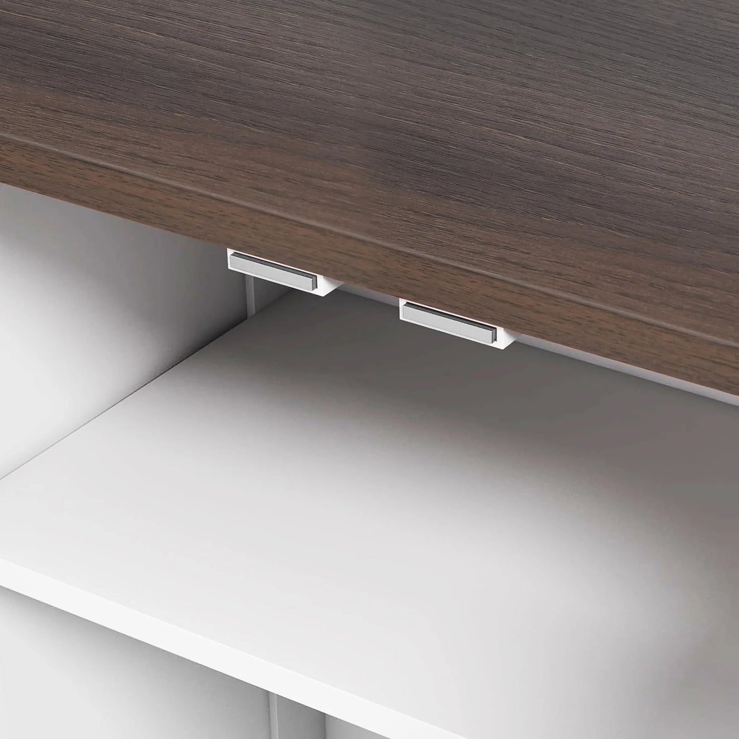 Pet Feeding Station And Food Storage Cabinet with 3 Hooks