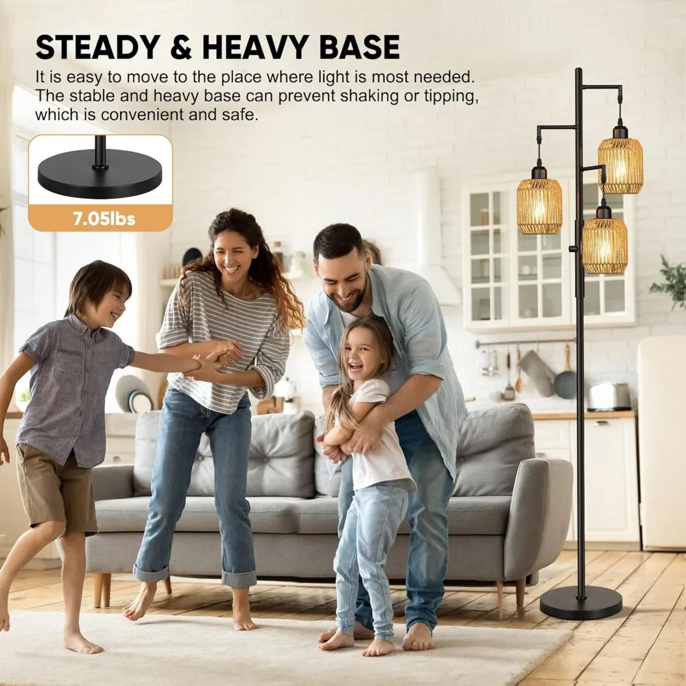 68 Inch Adjustable Light Floor Lamp
