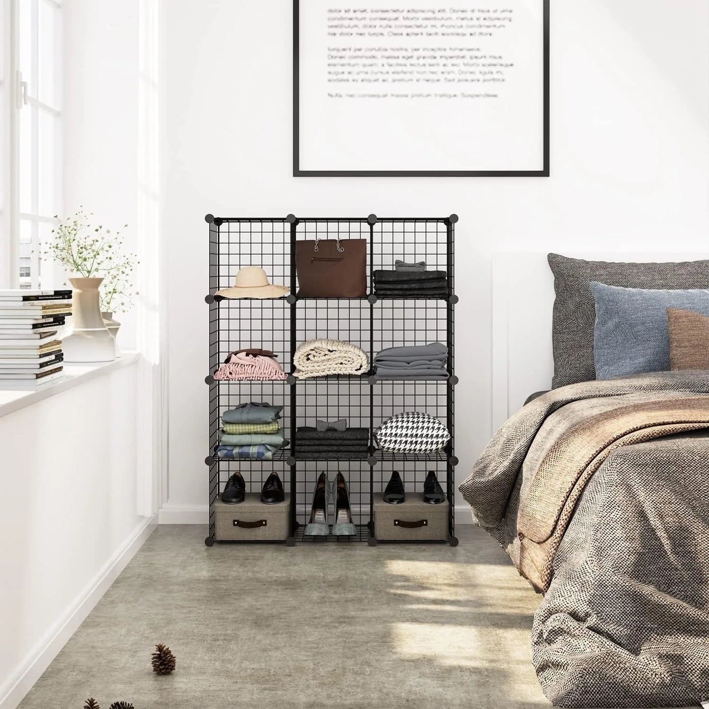 Wire Cube Storage Cabinet