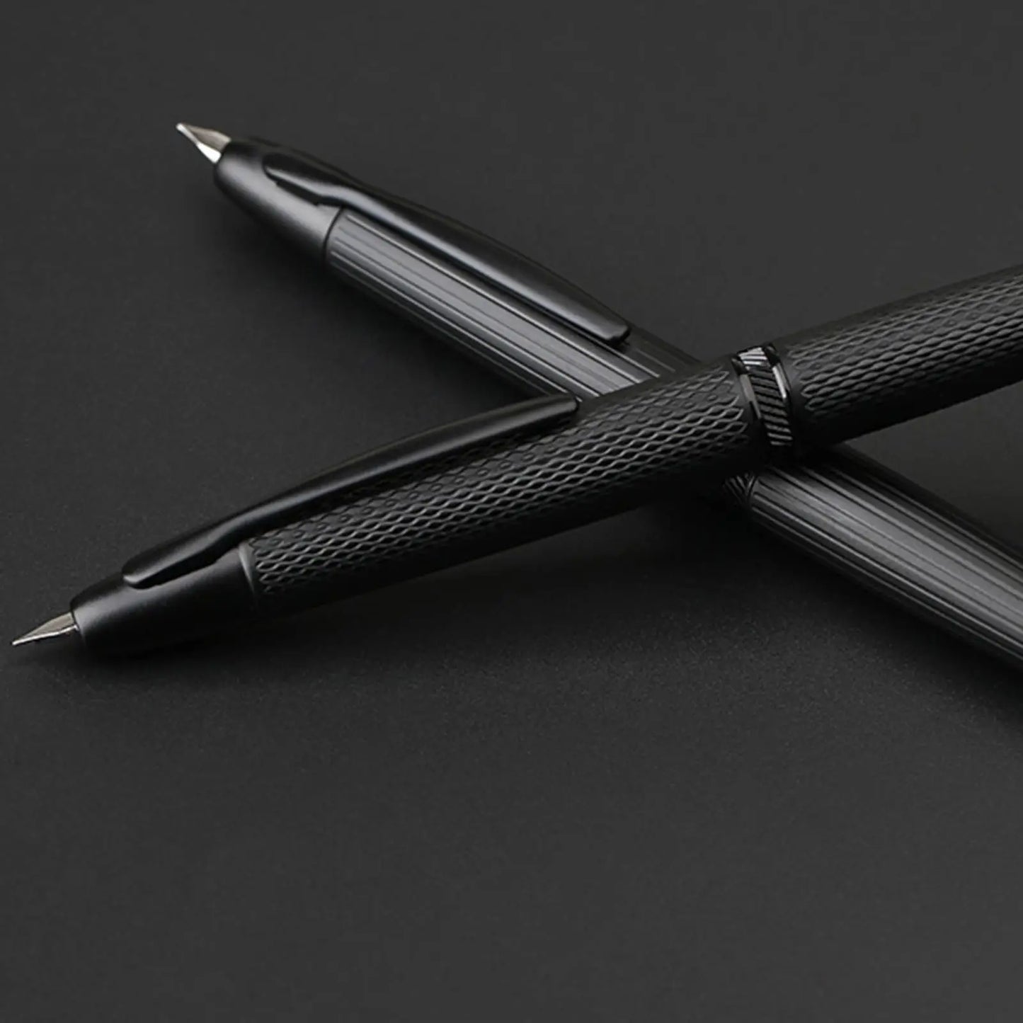 Metal Press fountain writing ink pens