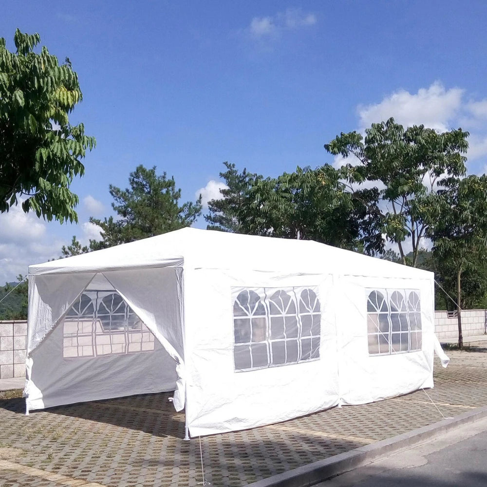 10x20' Outdoor Garden Gazebo with 6 Removable Sidewalls