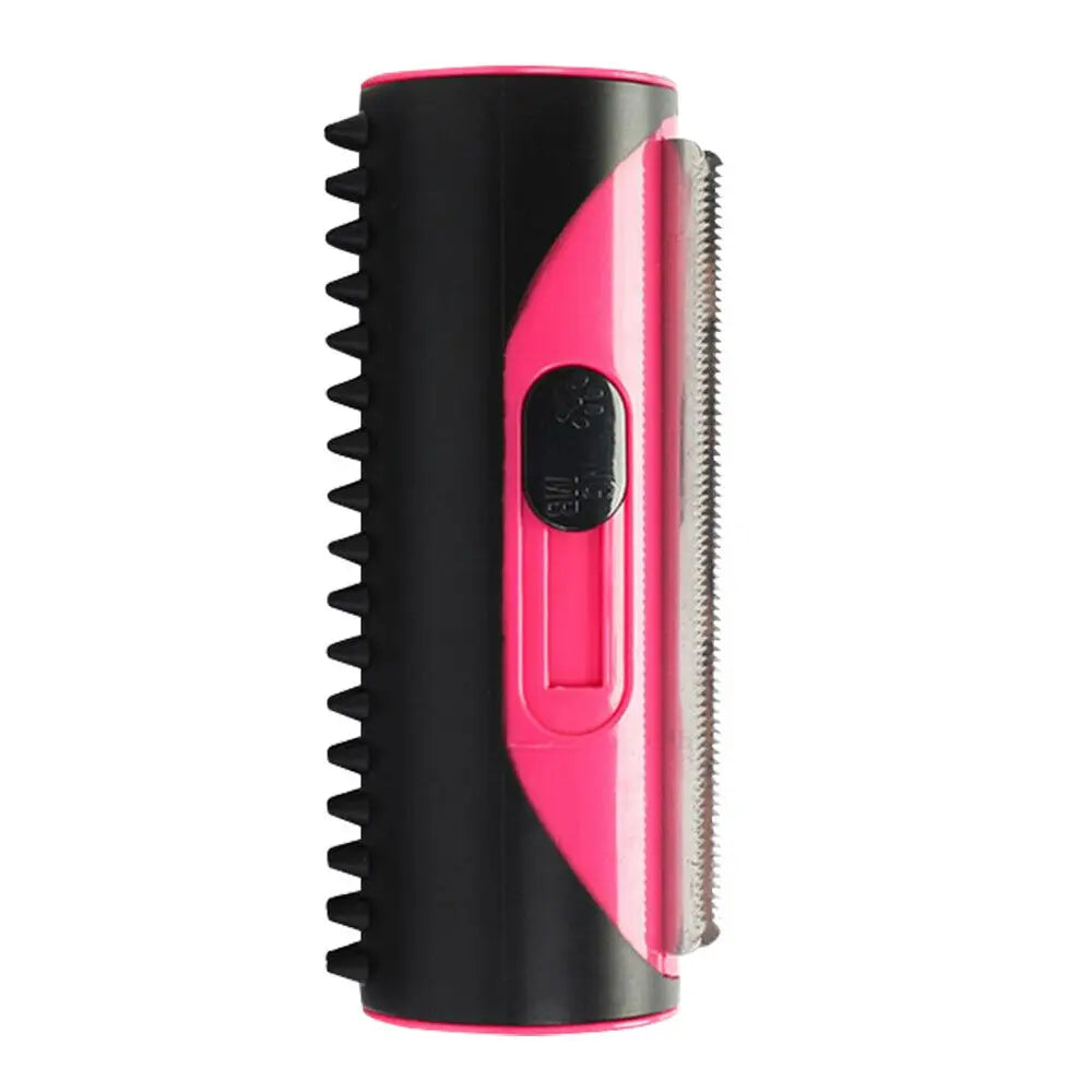 Pet Hair Removal De-shedding Comb And Cleaning Brush With Lint Roller