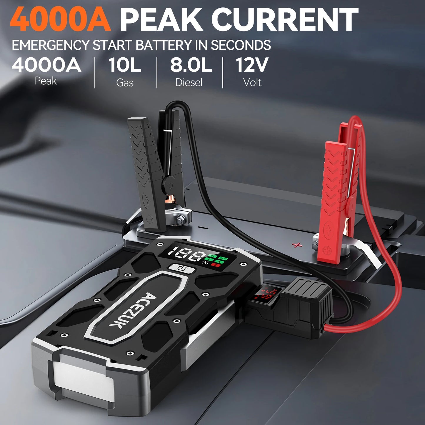 12V External Power Bank / Battery Jump Starter