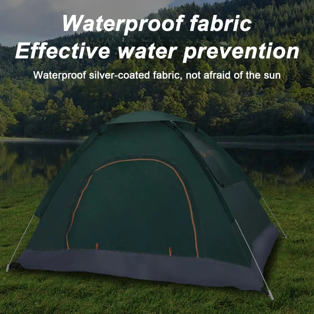 3-4 Person Dual Door Waterproof Camping Tent