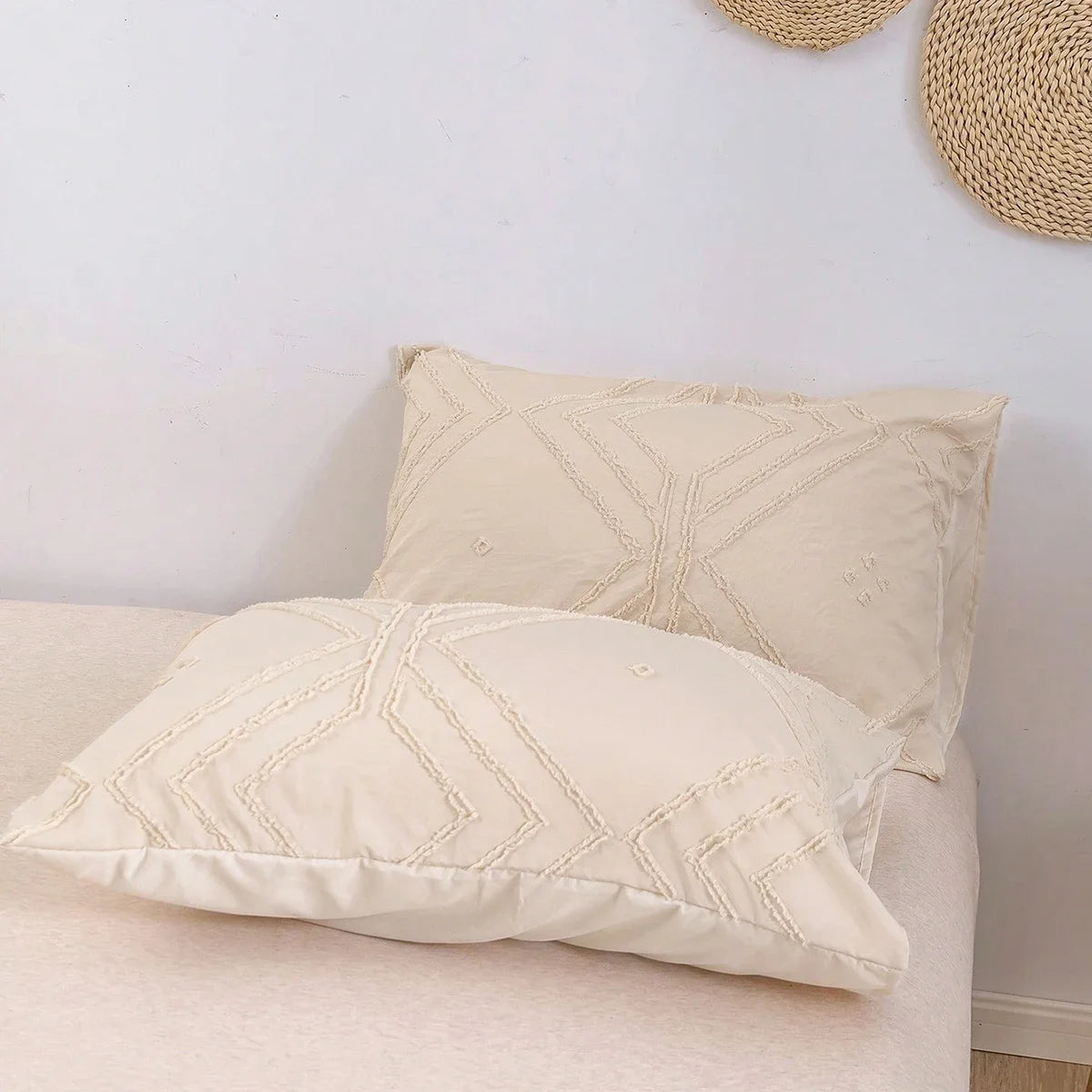 3pcs Tufted Duvet Bedding Cover Set For All-Seasons