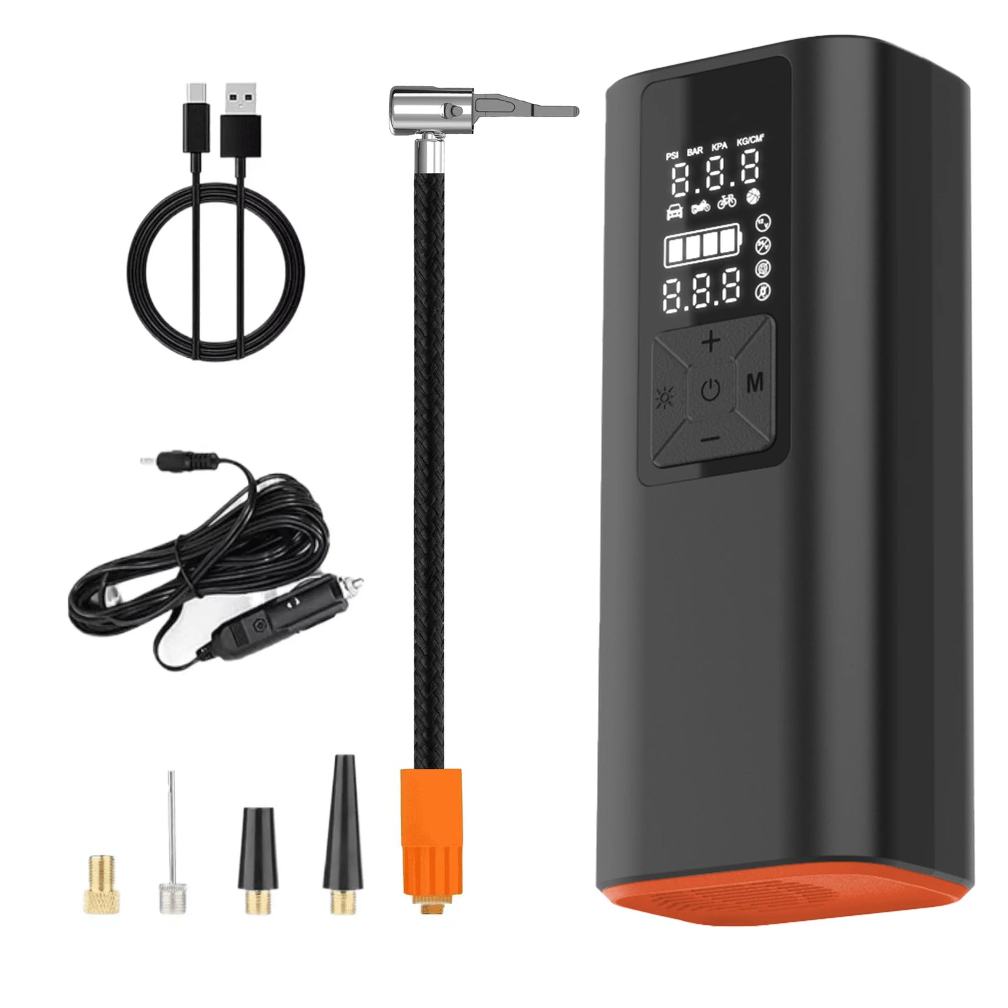 Smart, Portable LCD Air Compressor