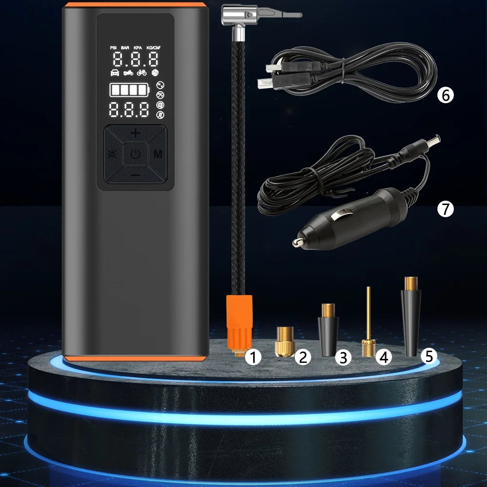 Smart, Portable LCD Air Compressor