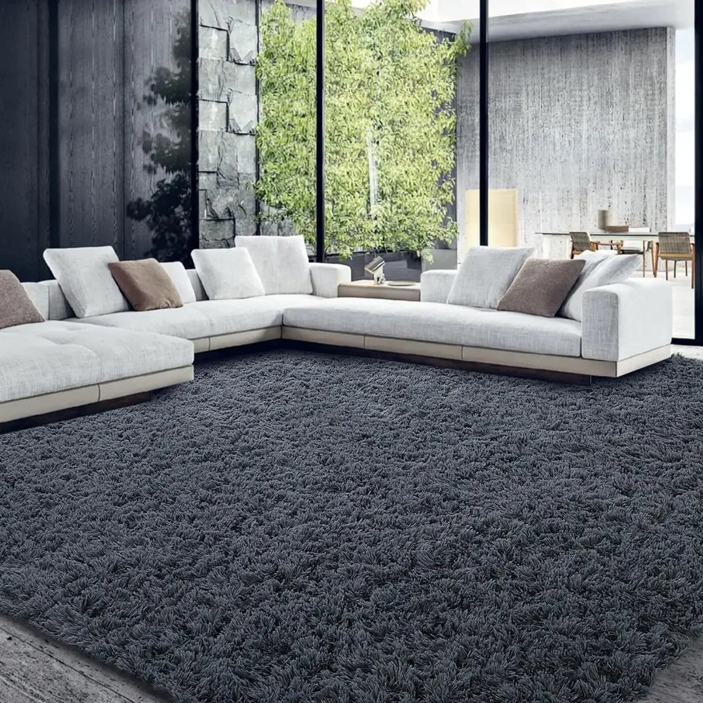 Shaggy Plush Area Rug 10x14 Feet