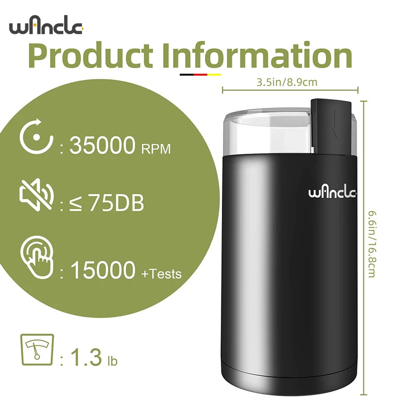 High-Power Multifunctional Coffee Bean Grinder