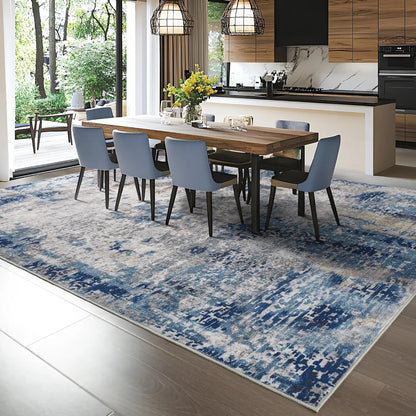 Soft, Low Pile Machine Washable Area Rug