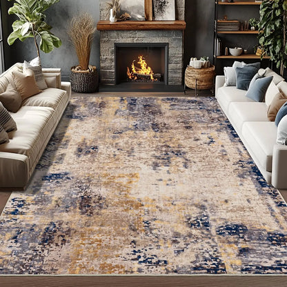 Soft, Low Pile Machine Washable Area Rug