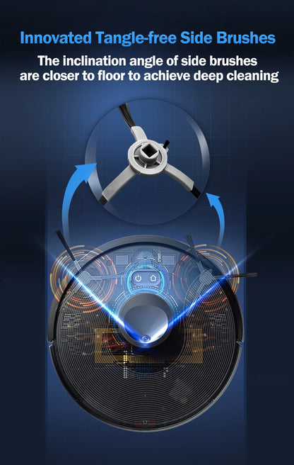 Robot Vacuum Cleaner with Smart Eye System, Virtual Barrier APP and Auto Floor Mopping