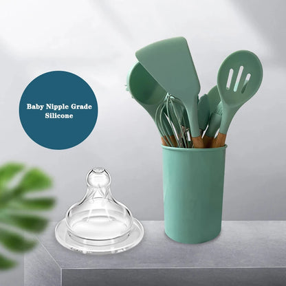 Silicone  Non-stick Cooking Utensil Set