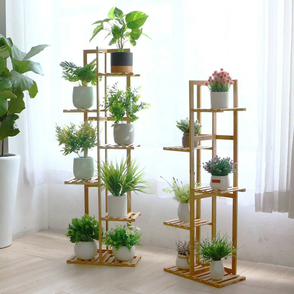 Multiple Shelf Planter Display