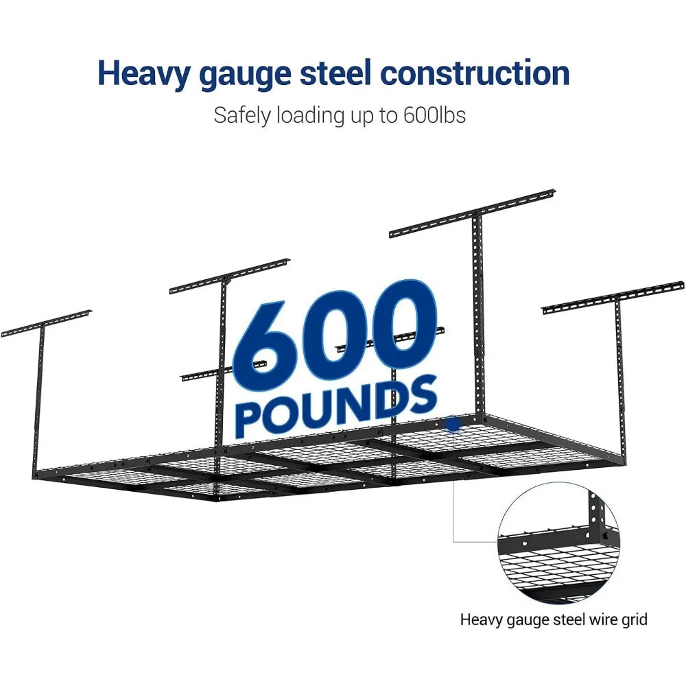 3x8 Adjustable Overhead Garage Storage System