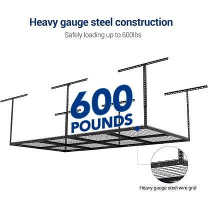 3x8 Adjustable Overhead Garage Storage System