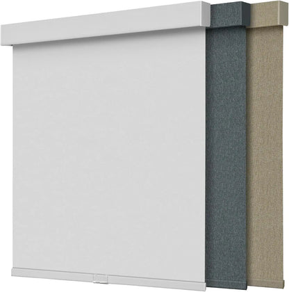 Blackout Artificial Linen Cordless Roller Shades for Indoor Windows