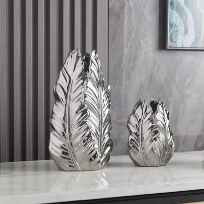Modern Nordic Style White Ceramic Vases