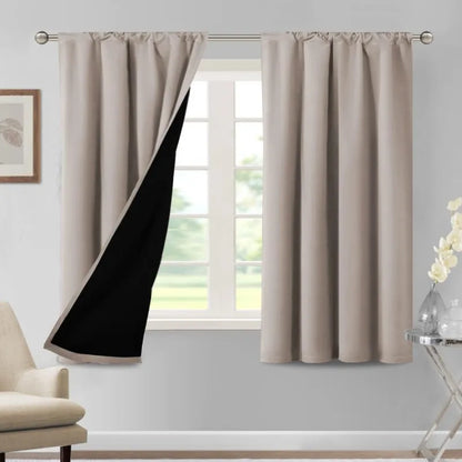 84" Long Thermal Insulated 100% Blackout Curtains