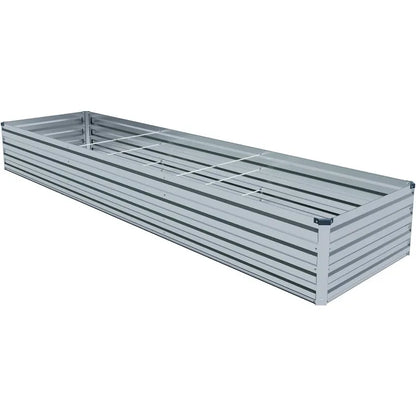 2 Pack 6x3x1FT Galvanized Metal Raised Garden Bed Kit - Outdoor