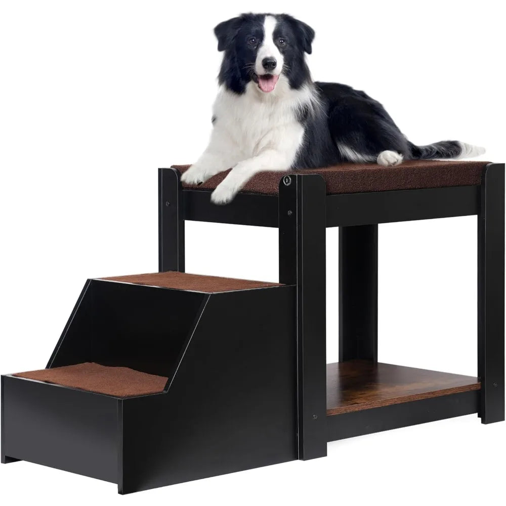 Indoor Window Seat with Non-Slip Stairs
