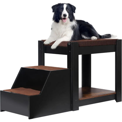 Indoor Window Seat with Non-Slip Stairs