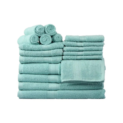 18-Piece 100% Cotton Towel Set