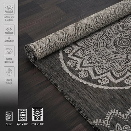 Outdoor Reversible And Washable Area Rug