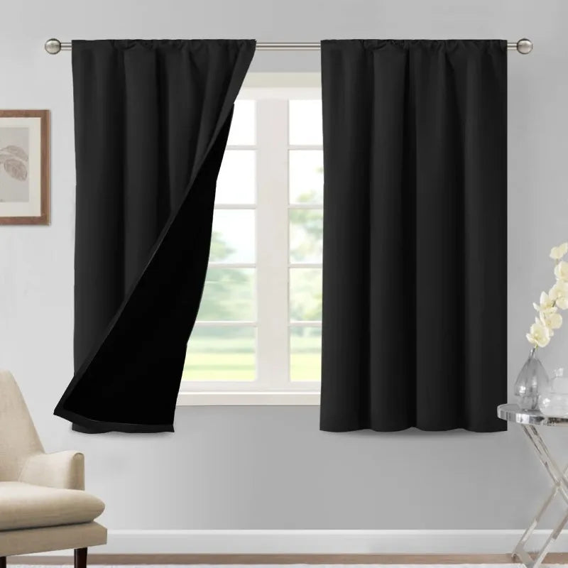 84" Long Thermal Insulated 100% Blackout Curtains