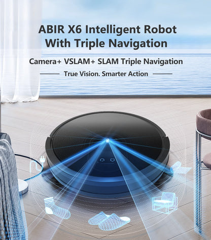 Robot Vacuum Cleaner with Smart Eye System, Virtual Barrier APP and Auto Floor Mopping