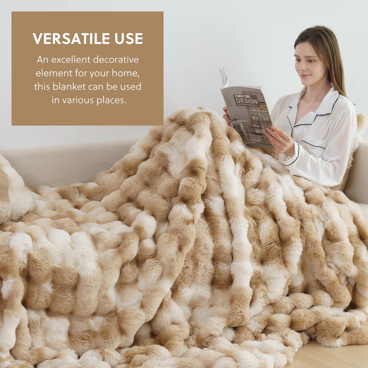 Luxury Double Sided Plush Flannel Blanket