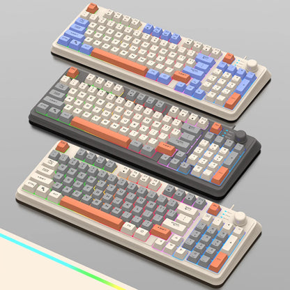 94 Key Customized Gaming Keyboard with Mouse RGB Backlit Wired Keyboard
