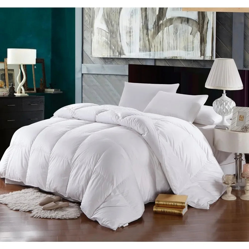 Down Comforter, 100% Cotton Shell, Oversized King