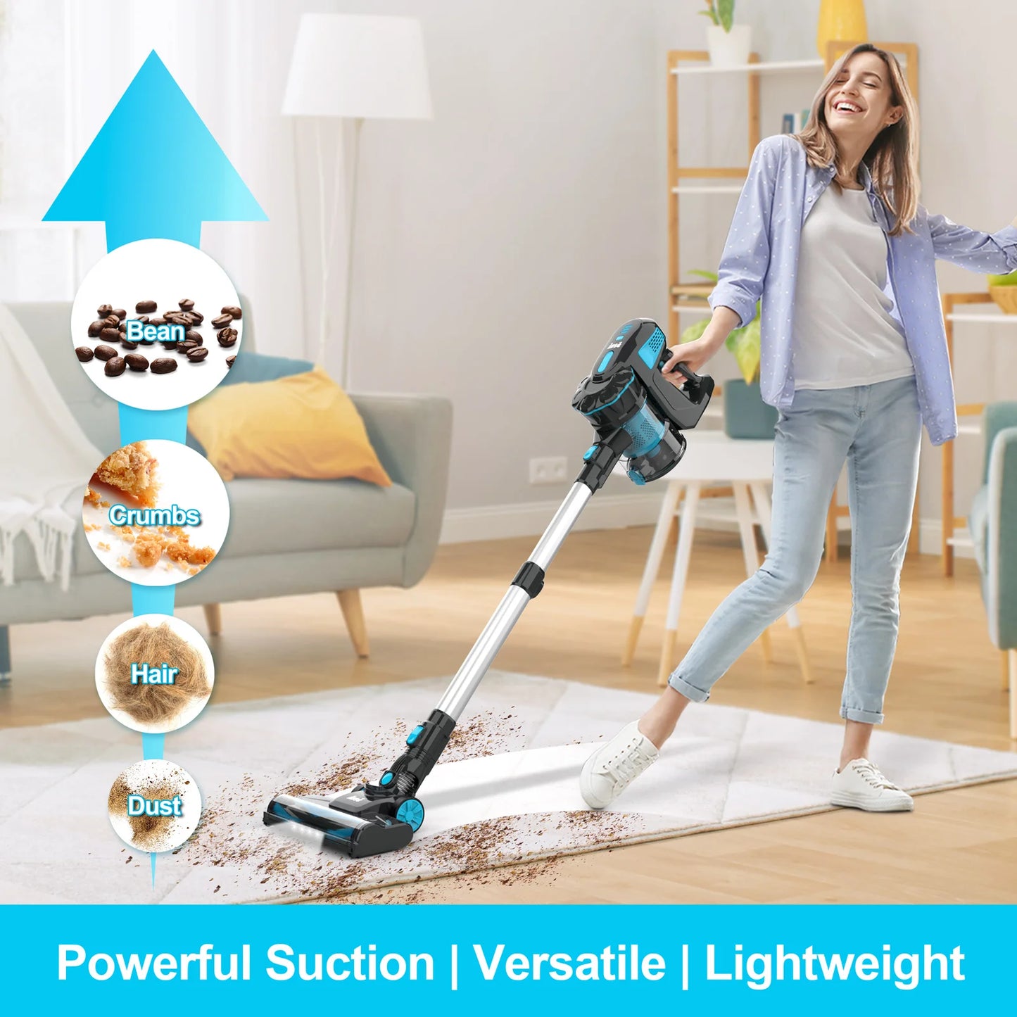 6-in-1 Cordless Stick Vacuum Cleaner