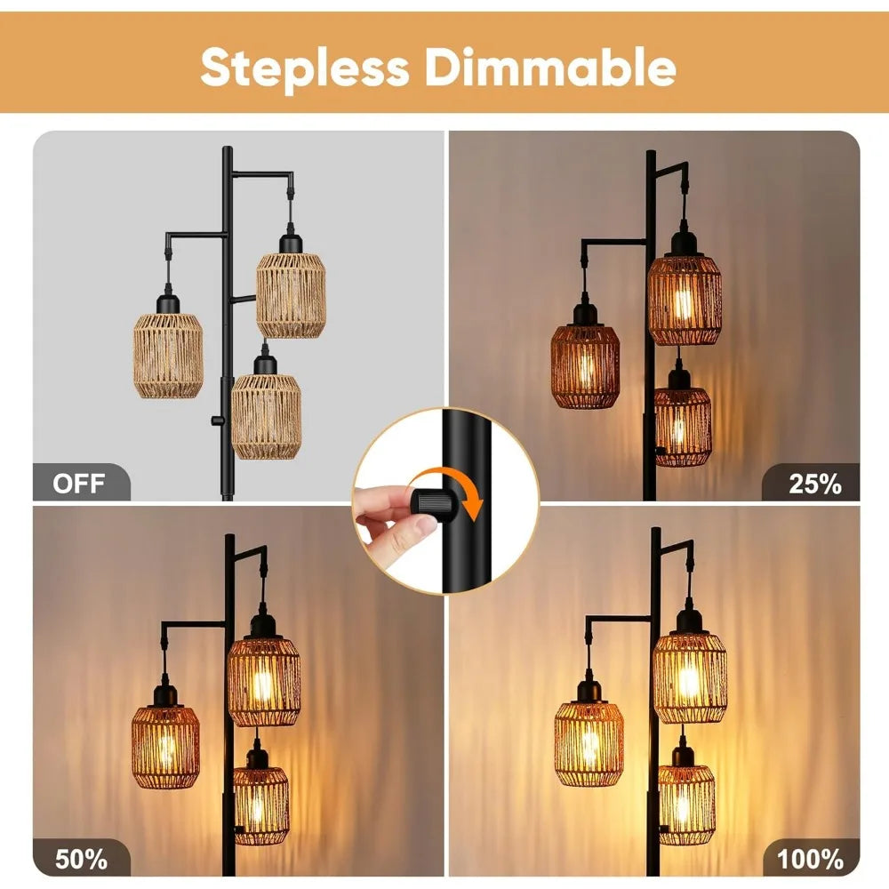 68 Inch Adjustable Light Floor Lamp