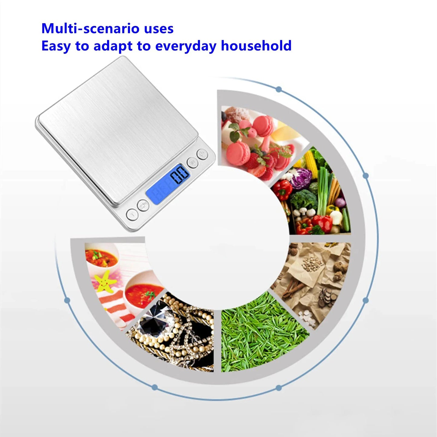 Digital Food Scale - 3000g / 0.1g