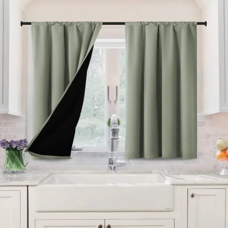 84" Long Thermal Insulated 100% Blackout Curtains