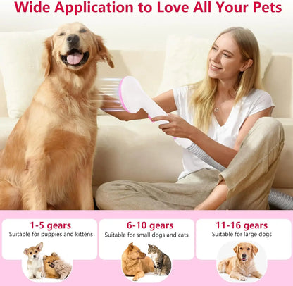 Multi-Functional Pet Grooming Vacuum Kit